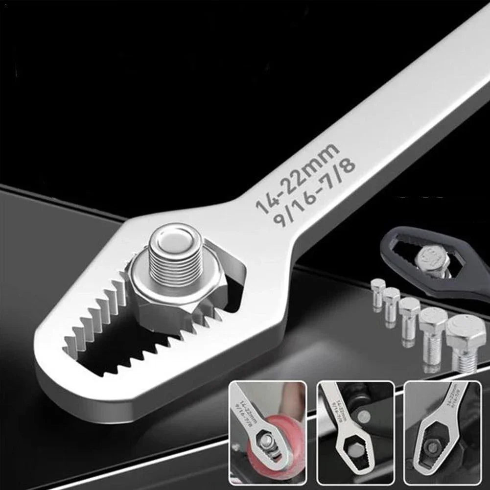 3-17mm Universal Torx Wrench Self-tightening Adjustable Glasses Wrench Board Double-head Torx Spanner Hand Tools for Factory