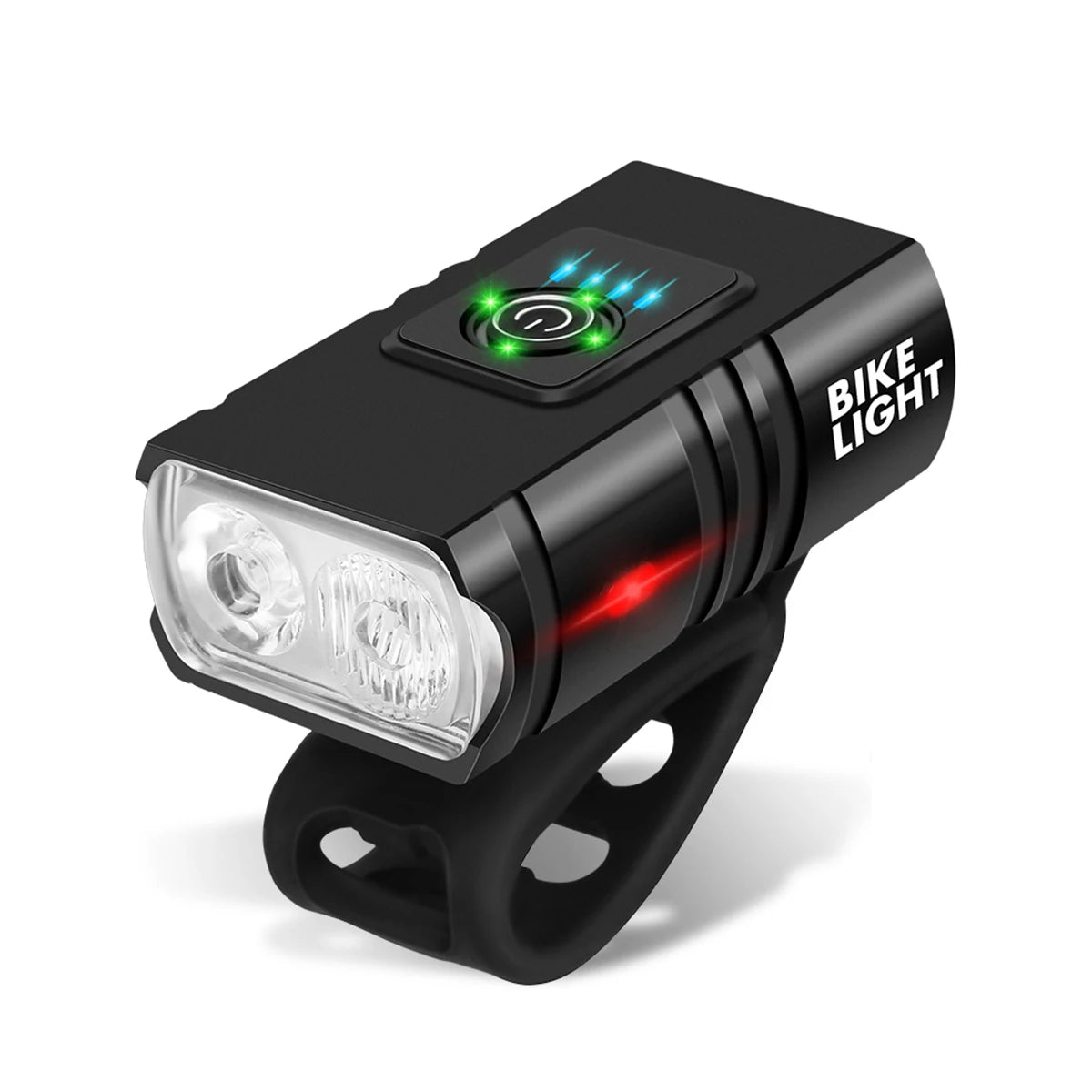 T6 LED Bike Front Light Bicycle Headlight Rechargeable Bright MTB Road Bike Head Lamp LED Cycling Flashlight for Night Riding