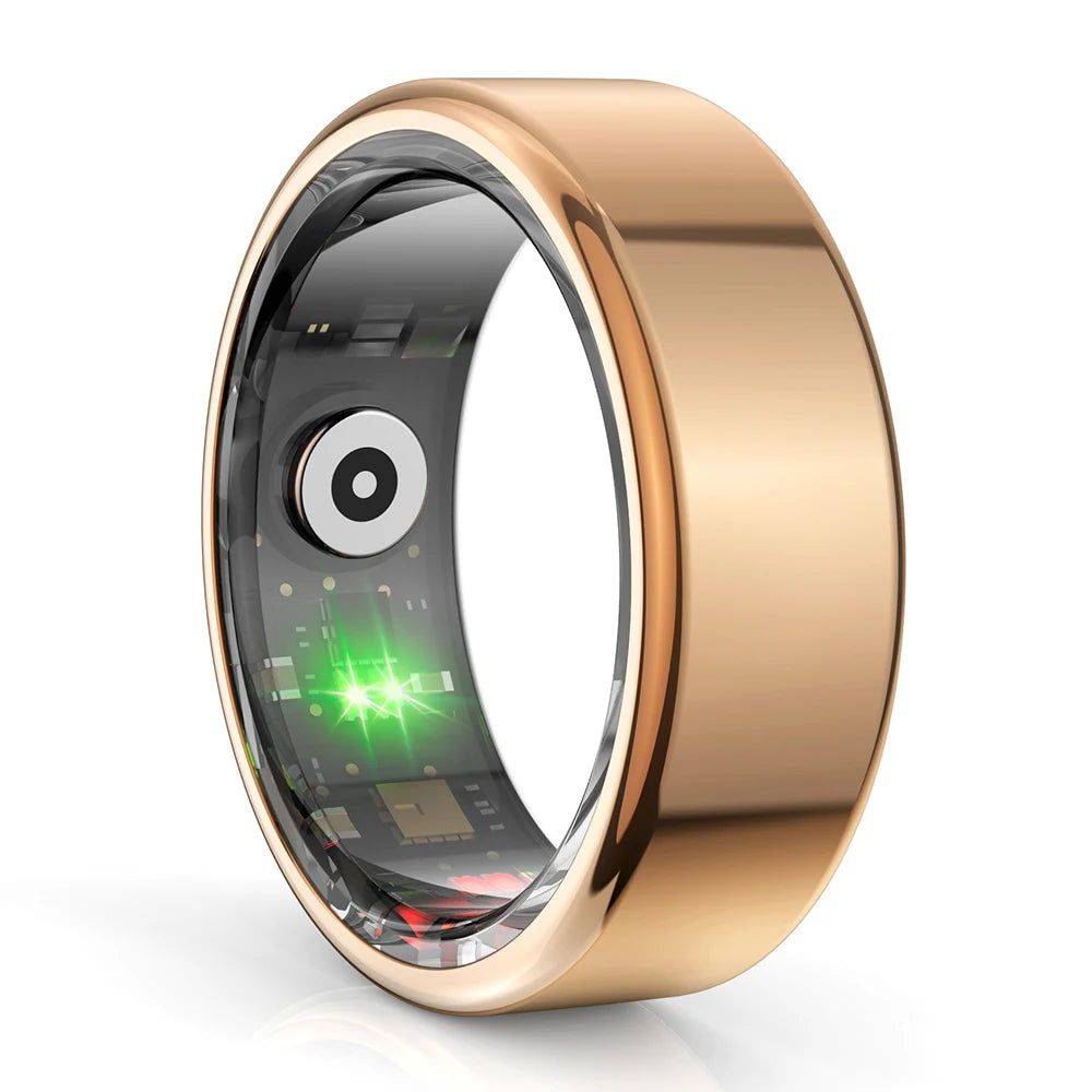 COLMI R02 Smart Ring Military Grade Titanium Steel Shell Health Monitoring IP68 & 3ATM Waterproof Multi-sport Modes