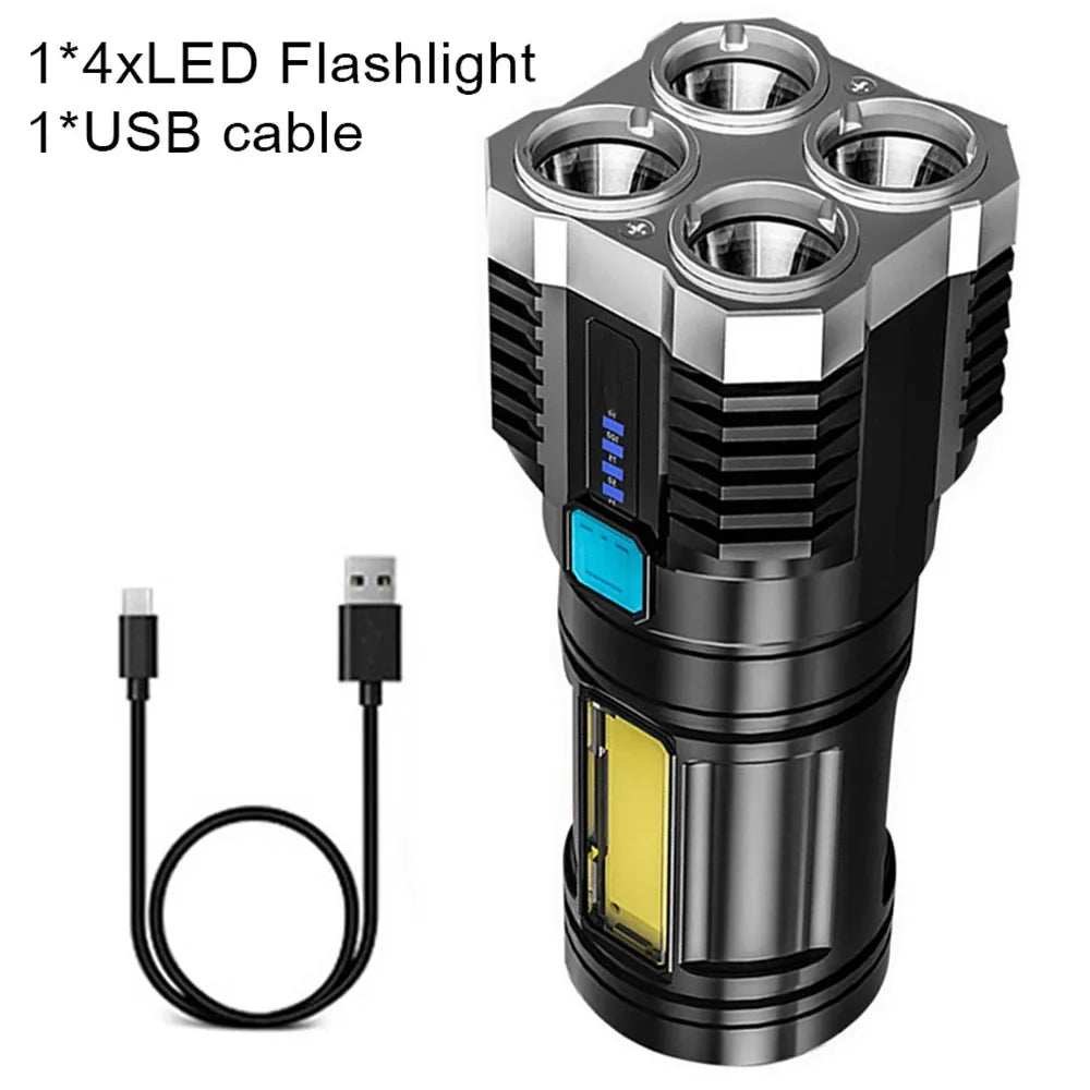 Led Mini Diving Rechargeable High Lumens Torch Long Range Powerful Camping Taschenlampe Linterna Flashlights