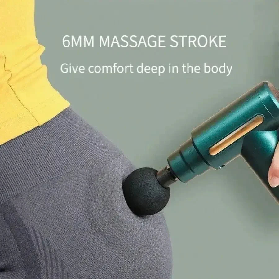 Mini Muscle Massage Gun, Compact Pocket Deep Tissue Massager, Handheld Tapping Massager, Gifts For Men And Women