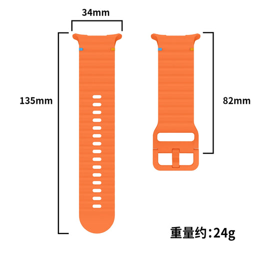 Silicone Strap For Samsung Galaxy Watch Ultra Strap Accessories Smartwatch Bracelet correa Galaxy Watch7 Ultra 47mm Sport Band