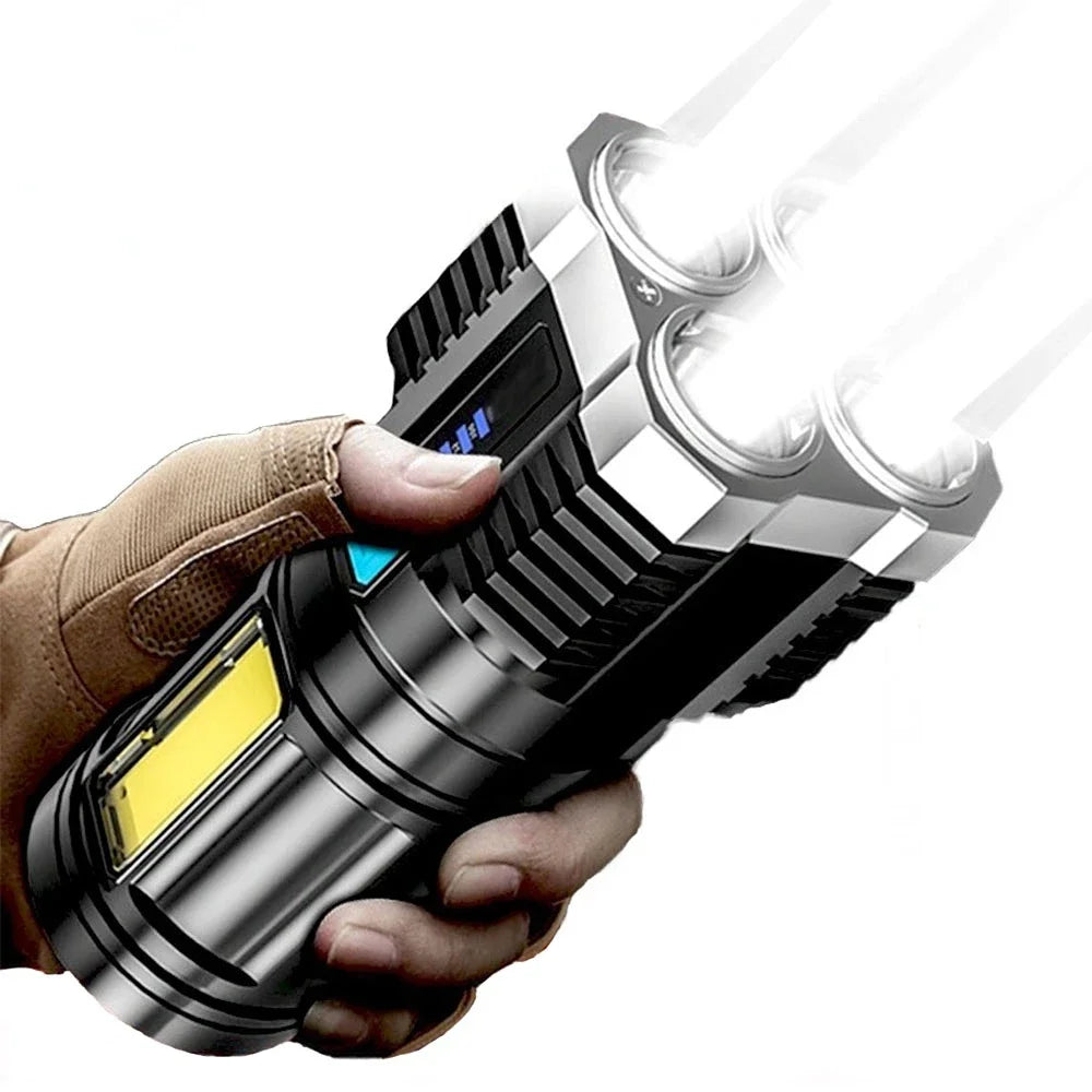 Led Mini Diving Rechargeable High Lumens Torch Long Range Powerful Camping Taschenlampe Linterna Flashlights