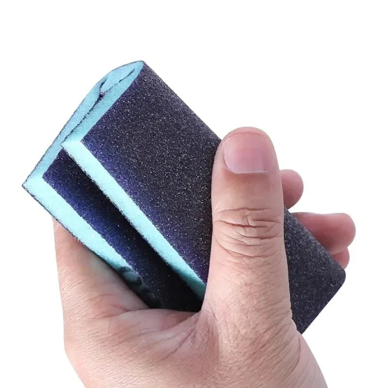 6PCS Sanding Sponge 60-320 Grit Washable and Reusable Wet Dry Sanding Blocks for Metal Wood Polishing Abrasive Tool 120*96*13mm